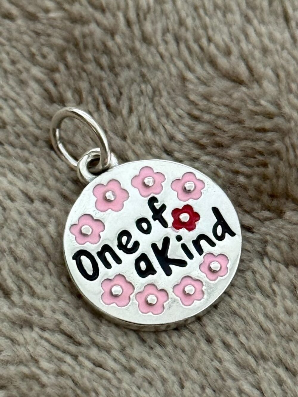 925 Sterling Silver Enamel One of a Kind Charm